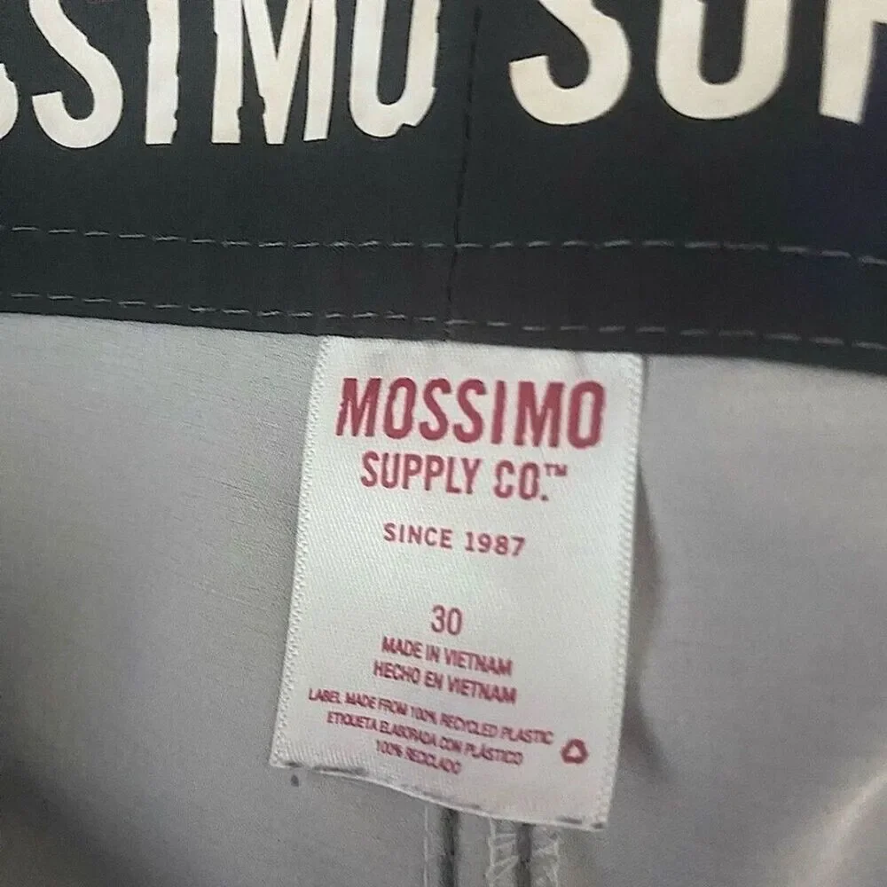 Mossimo Mens Size 30 Board Shorts Drawstring Swimming Bathing Suit Stripes